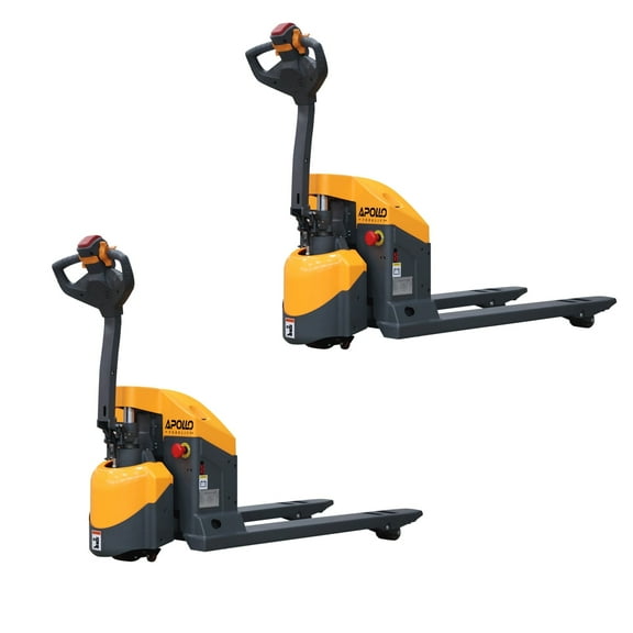 APOLLOLIFT 2PCS 3300lb Full Electric Pallet Truck Jack with 48X27" Fork 7.3" Lifting Height