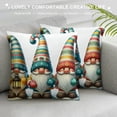 thumbnail image 3 of COMIO Christmas Pillow Covers, Snowflake Christmas Gnomes Decor Throw Pillows Farmhouse Decorative Winter Pillow Case Christmas Decorations for Home Couch Sofa, 3 of 5