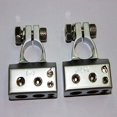 thumbnail image 4 of Car Battery Terminal Connector Positive Negative Car Battery Post Clamp for Car Auto Caravan Marine Boat Motorhome (Silver), 4 of 8