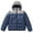 Navy, variant on Weebloom Boys Puffer Jacket Down Color Padded Jackets Warm Hooded Coat Children Lightweight Insulated Outerwear Boys Winter Coat Jacket 6-7 Years