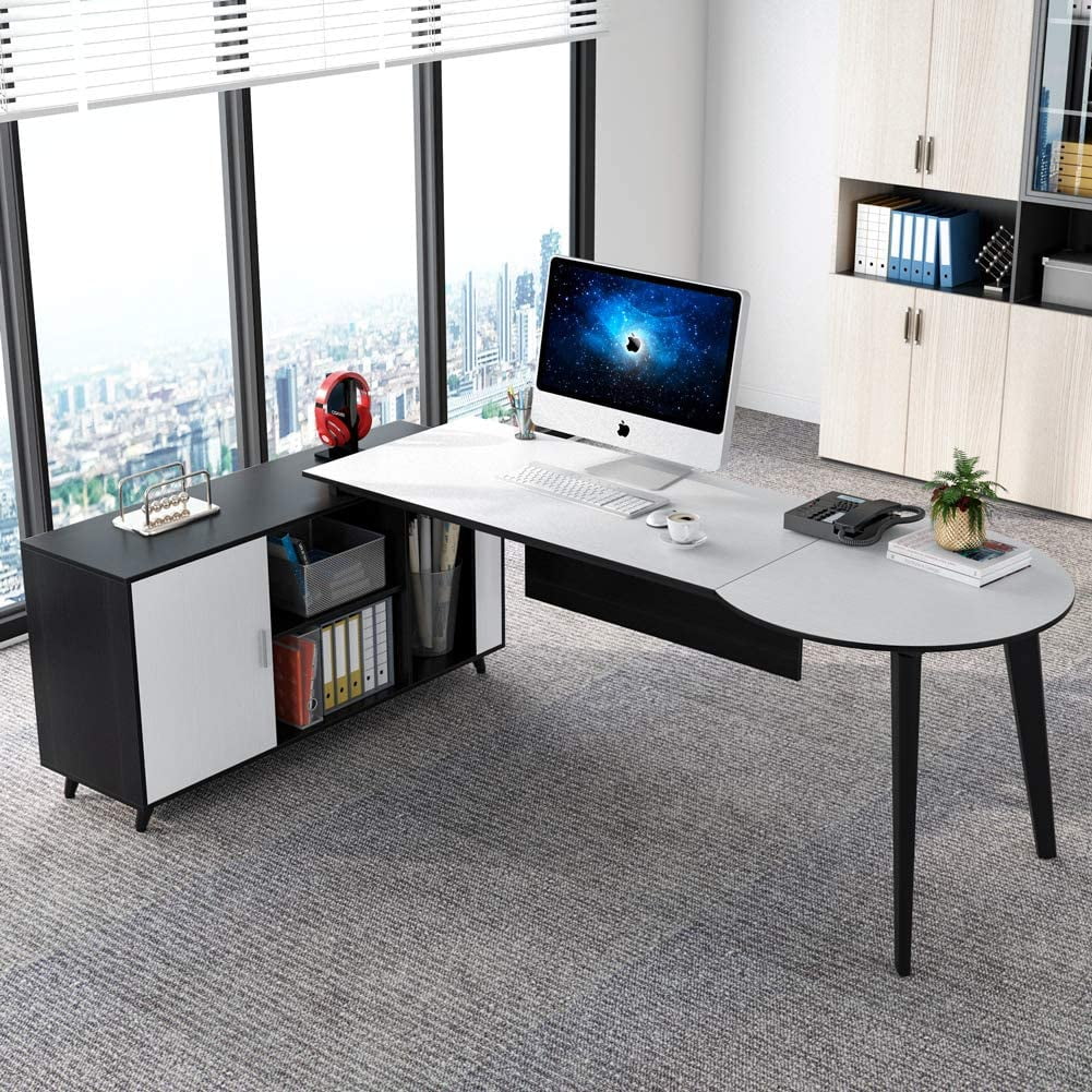 Modern L Shaped Computer Desk - Photos