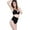 Black, variant on LELINTA Women's Hi-Waist Body Shaper Lift Butter Brief Shaping Seamless Tummy Control Panty Slim Waistline Shapewear