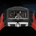 thumbnail image 6 of Men Watches Business Dress Chronograph Big Square Quartz Analog Male Watch Silicone Strap Waterproof Date Gift Mens Wrsit Watch, 6 of 8