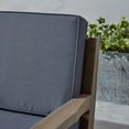 thumbnail image 4 of Sally Outdoor Acacia Wood 4-Seater Sectional Sofa Set with Coffee Table and Cushions, 4 of 10