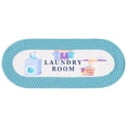 thumbnail image 2 of Safavieh Braided Posters Laundry Room Runner Rug, Ivory/Blue, 1'8" x 4' Oval, 2 of 6