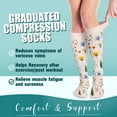 thumbnail image 2 of LOVEVER 6 Paires Bas de Compression pour Femmes et Hommes - Idéal pour la Circulation Course Athlétique Récupération Infirmière Voyage, 2 of 7