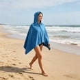 thumbnail image 4 of COM1950s Hooded Cooling Towel Shawl, Sweat Absorbent Sports Towel with Quick Dry Fabric, Sun Protection Wrap for Outdoor Fishing, Fitness and Swimming, 4 of 7