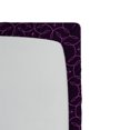 thumbnail image 2 of Ambesonne Eggplant Fitted Sheet, Swirl Leaf Details, Twin XL Size, Eggplant Purple, 2 of 2
