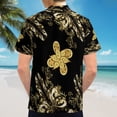 thumbnail image 6 of High Quality Hawaiian Shirts for Men Short Sleeve Aloha Beach Shirt Floral Summer Casual Button Down Shirts Blouses DWXBML, 6 of 7