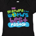 thumbnail image 4 of Inktastic Grandpa Worlds Best Pastor Boys or Girls Baby Bodysuit, 4 of 5
