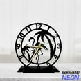 thumbnail image 2 of Handmadetneonsign Flamingo Tabletop Metal Clock, Animal Desktop Clock, Palm Tree Clock Home Decor 047386, 2 of 4