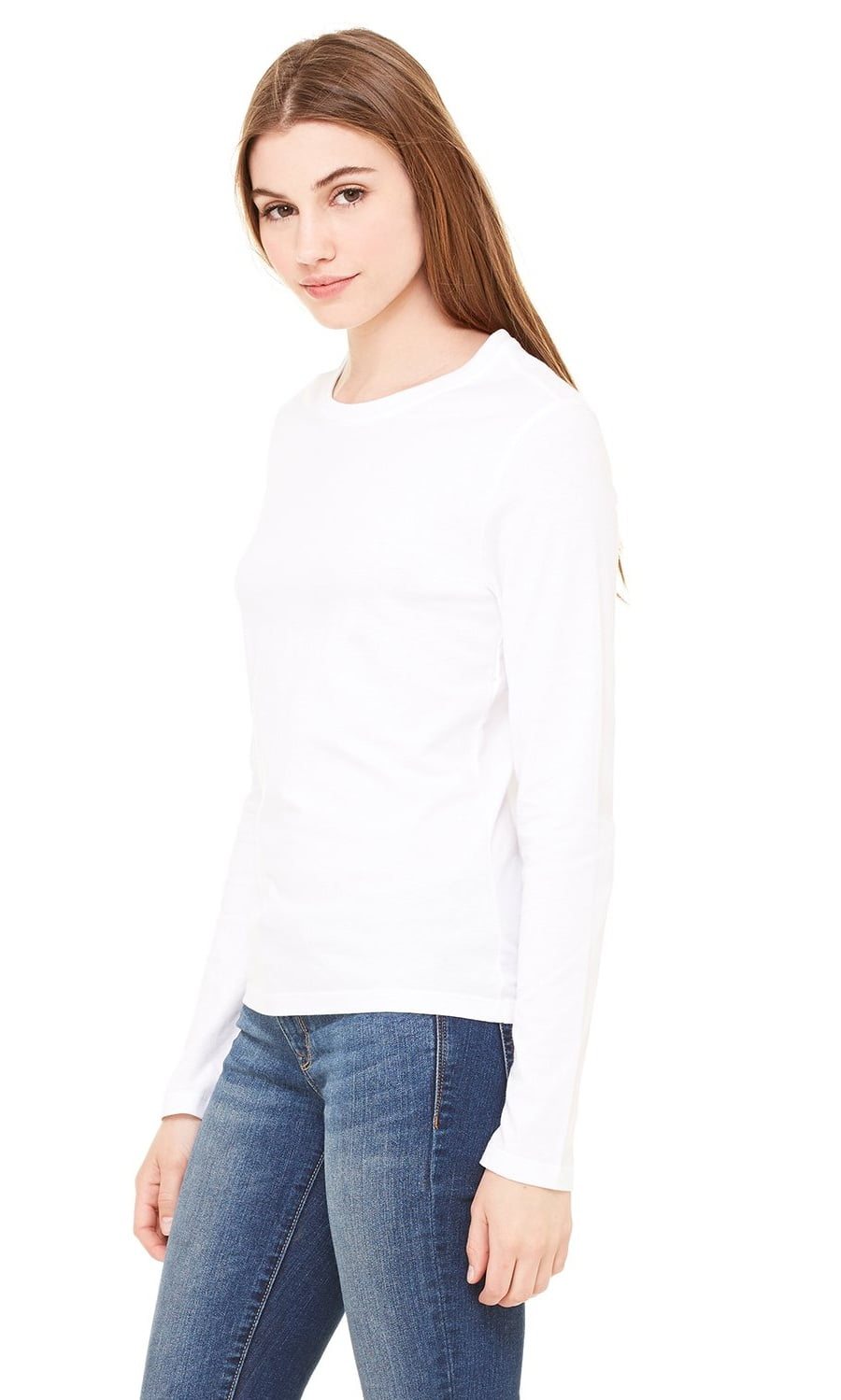 Women's Thick Crewneck Long Sleeve T-Shirt