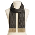 thumbnail image 3 of Bufanda Artesanal AlpacaBlackBeige 1Pza Negro/Beige 170cm x 21cm Hechas a Mano Alpaca., 3 of 4