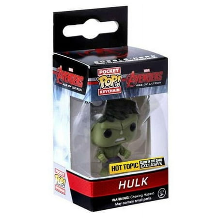 Funko Pocket Pop! Keychain - Avengers Hulk (Glow in the Dark) Bobble-Head