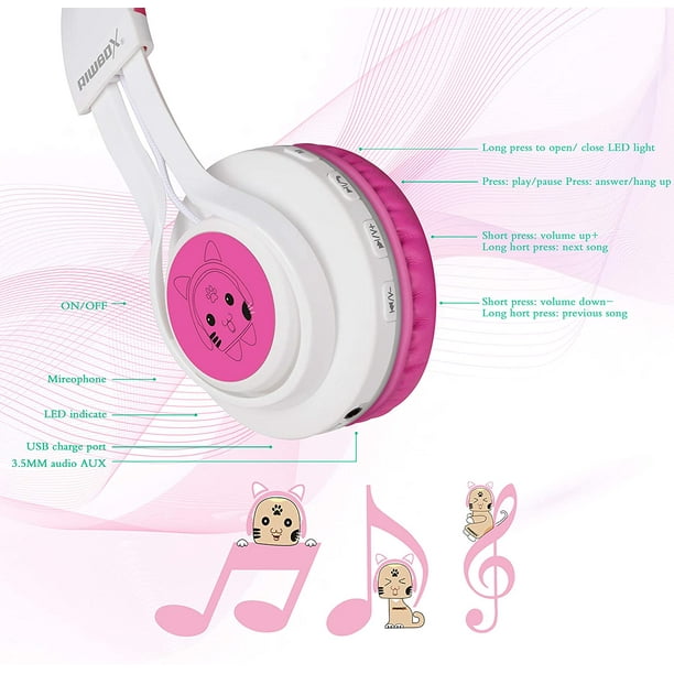 Riwbox cat headphones new arrivals