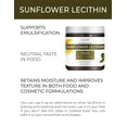 thumbnail image 2 of Pure Liquid Sunflower Lecithin by Velona - 2 Fl Oz | Food Grade | Unbleached | Emulsifier, Stabilizer, Softener, Smoother, Wetting Agent | Use Today - Enjoy Results, 2 of 6