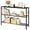 Grey, variant on White Industrial Console Table, 3 Tier Entryway Tables, Hallway Desk, Narrow Sofa Tables with Shelves, Entrance Table for Entryway, Living Room, Foyer, Hallway, Office, White