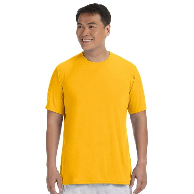 Gildan-42000-Unisex Performance® T-Shirt,Gold,1-Pack