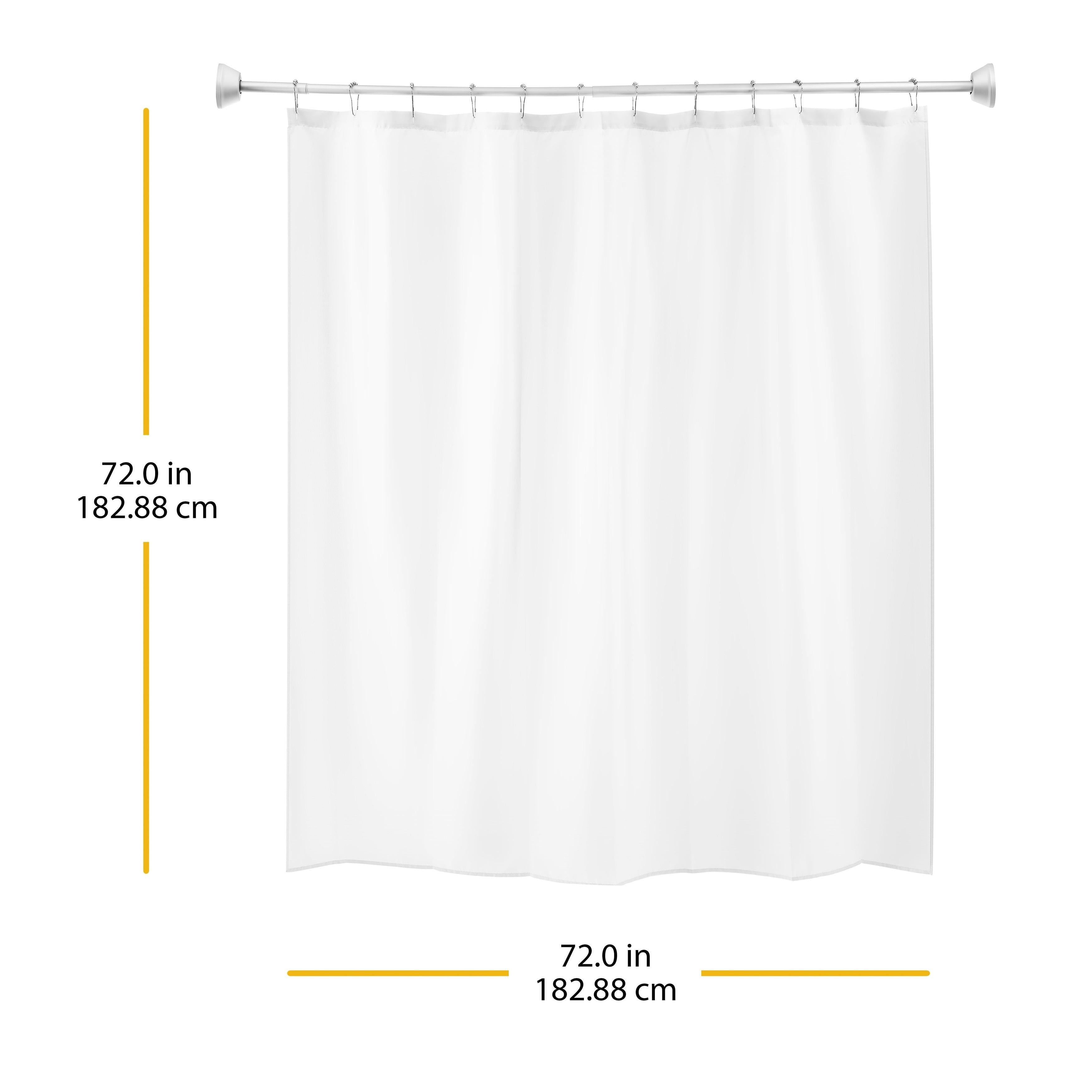 Whitmor Polyester Shower Curtain 72" x 72"