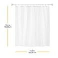 thumbnail image 2 of Whitmor Waffle Weave Polyester Shower Curtain 72" x 72", 2 of 5