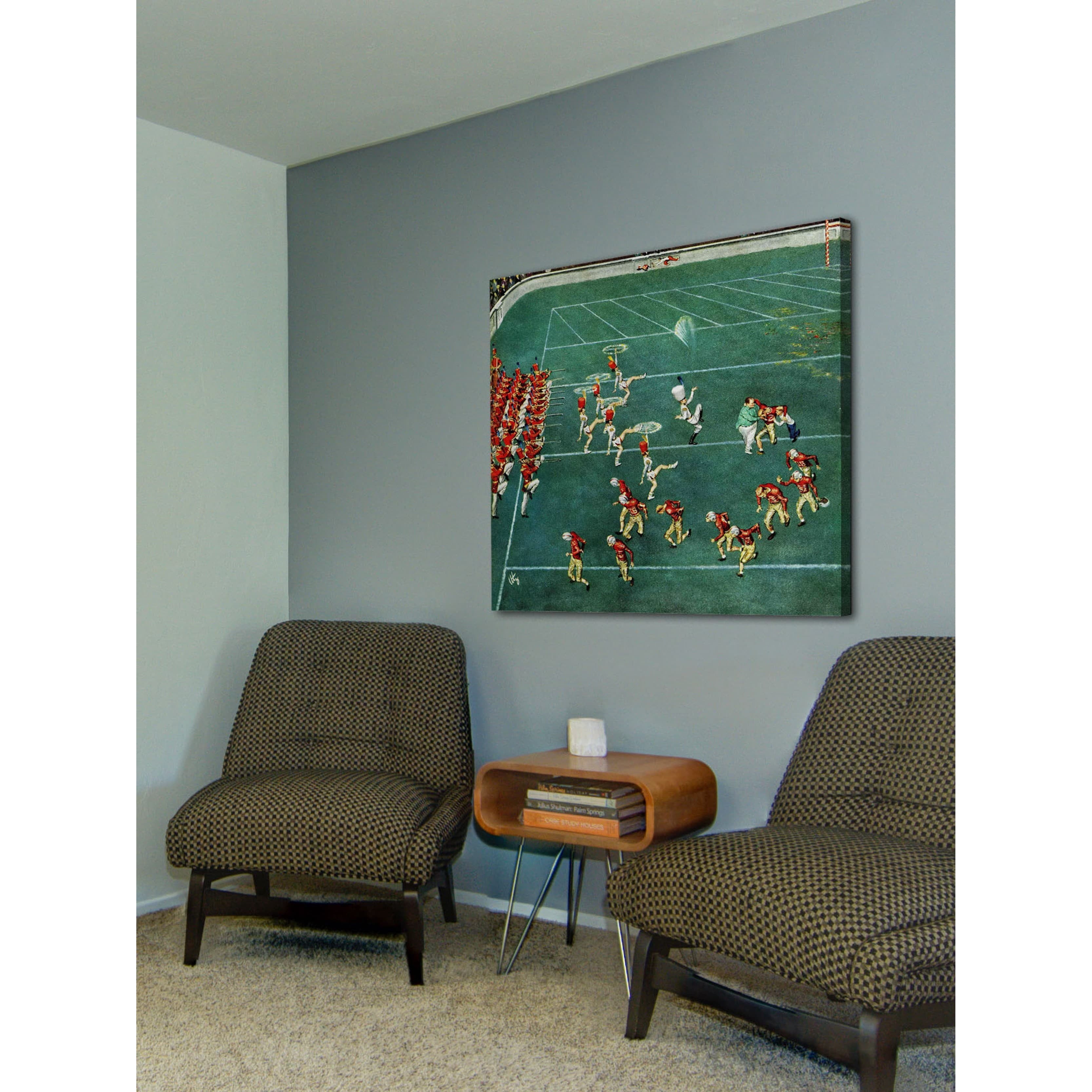 Marmont Hill Marching Band at Halftime by Thornton Utz Painting Print on Canvas