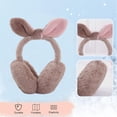 thumbnail image 3 of Orejeras de invierno para mujer y niña, cubiertas ajustables para los oídos para esquí, calentador de orejas con lazo, orejeras para exteriores, forro polar, 3 of 6
