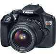 thumbnail image 2 of Canon EOS Rebel DSLR Camera 18-55mm is II Lens & 75-300mm III Lens + Flash + UV FLD CPL Filter Kit + Wide Angle & Telephoto Lens + Camera Case + Tripod + Card Reader - Intl Model, 2 of 3