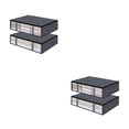 thumbnail image 3 of kurtrusly 2pcs/set Large Capacity Storage Bags For Closet Organization Reinforced HandleThe Handle Of Storage Gray 2Set, 3 of 6