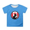thumbnail image 1 of T-shirt à Manches Courtes pour Filles, Col Rond, Coupe Décontractée, Basique, 1 of 4