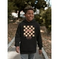 thumbnail image 2 of Leo The Lion Emoji - Zodiac Vibes Graphic Youth's Hoodie, 2 of 4