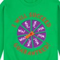 thumbnail image 3 of Dr. Seuss - I Will Succeed - Men's Crew Neck Fleece Pullover, 3 of 6