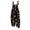 Green, variant on JULMCOMO Halloween Jumpsuits for Women Cotton Linen Pumpkin Cat Ghost Printed Spaghetti Strap Holiday Outfits Plus Size Loose Cute Print Jumpsuits Watermelon Red XL