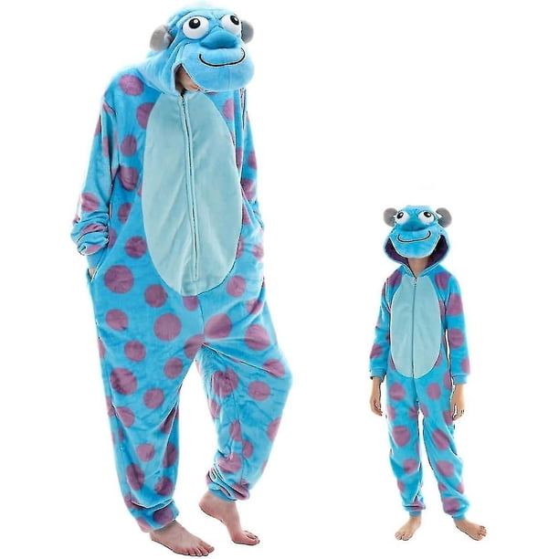 Snug Fit Unisex Adulto Onesie Pijamas, Animal De Franela Una Pieza Disfraz De Halloween Ropa De Dormir Ropa De Hogar Lzx
