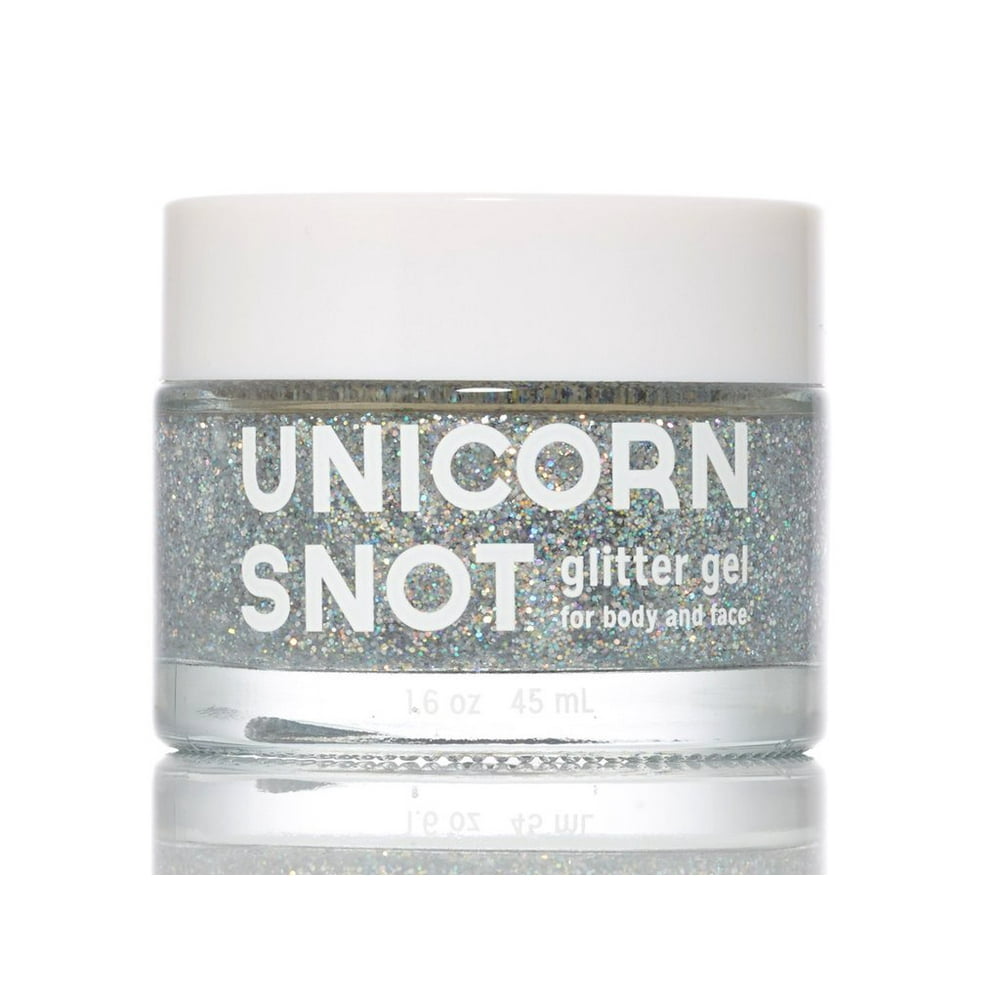FCTRY Unicorn Snot Glitter Gel for Face, Body and Hair, 45ml Silver