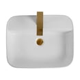thumbnail image 3 of Bothwa Home Modern Bathroom Vessel Sink – Stylish Above-Counter White Porcelain Sink, Durable Ceramic, Easy Top-Mount Installation, 3 of 11