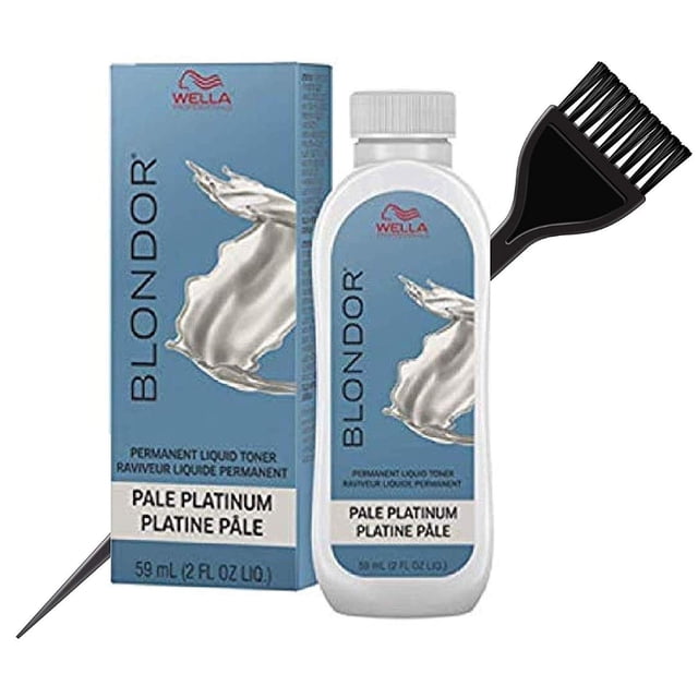 Tinte Líquido Permanente Wella Pale Platinum BLONDOR para Cabello