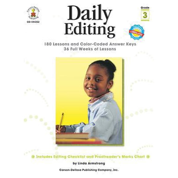 Pre-Owned Daily Editing, Grade 3 (Daily Series) (Paperback) 1600229654 9781600229657