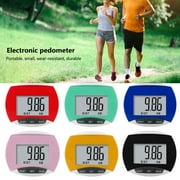 Lomubue Running Pedometer High Clearly Sensitive Accurate Reading Clear Screen Count Steps Electronic Large Screen Pedometer Running Use