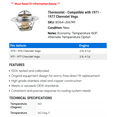 thumbnail image 2 of Thermostat - Compatible with 1971 - 1977 Chevy Vega 1972 1973 1974 1975 1976, 2 of 2