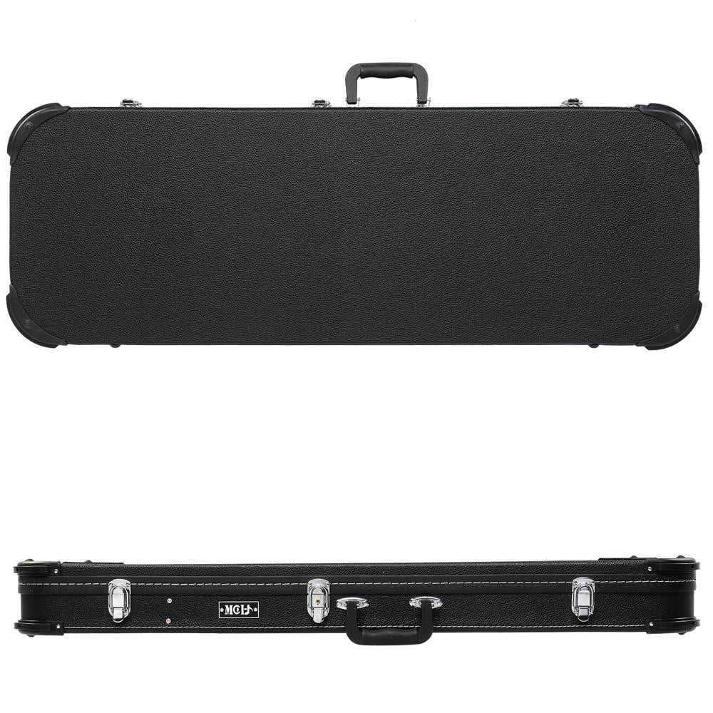 LINJH Electric Hard-Shell Case for GST GTL 170 SG Guitar Rectangular Case Black