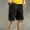 #Black, variant on DPTALR George Men's Pull on Cargo Shorts Full Elastic Waist Casual Shorts with Multi Pockets #Black Big and Tall Men XXXXL