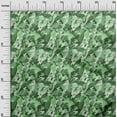 thumbnail image 3 of oneOone Cotton Cambric Green Fabric Abstract Fabric For Sewing Printed Craft Fabric By The Yard 56 Inch Wide, 3 of 4