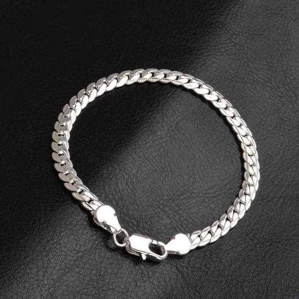 Joyería de latón puro bañado en oro de 18 quilates y plata, delicado collar y pulsera de borde completo de 5 mm