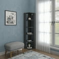 thumbnail image 4 of Ada Home Decor Bruce Multiple Tier Open Shelf Modern Bookcase, Anthracite, 4 of 7