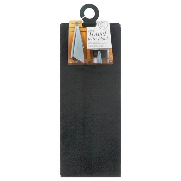 Ritz One Hook & Hang Towel 18 x 28 Black ctn