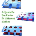 thumbnail image 4 of Piezas Tabla Plegable de Lavandería, Carpeta de Lavandería para Ropa de Niños y Adultos Tabla Plegable de Lavandería para Organizar Ropa, Pantalones, Camisetas, Camisas (Gris+Azul) Sincero Electrónica, 4 of 5