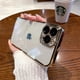 thumbnail image 3 of Luxury New Clear Case For IPhone 15 14 11 12 13 14 Pro Max 15 Plus Transparent Phone Case Shockproof Bumper Silicone Back Cover, 3 of 5