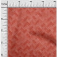 thumbnail image 2 of oneOone Rayon Red Fabric Geometric Sewing Craft Projects Fabric Prints By Yard 56 Inch Wide, 2 of 4