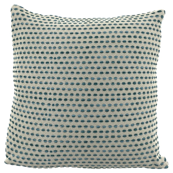 HOMETRENDS 20" x 20" Mediterranean Outdoor Eco Toss Cushion, Removable Cover