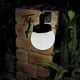 thumbnail image 4 of Apliques solares de pared para pasillo, pasillo, exterior, esféricos, decorativos, blancos, para patio, puerta, iluminación exterior, 2 unidades, 4 of 7